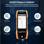 Testo 300 Combustion Analyzer Kit with Bluetooth Printer