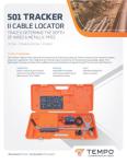 TEMPO 501 Tracker II Underground Wire Locator