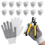 PVC Dotted Gloves - 12 Pairs, 24 Pack