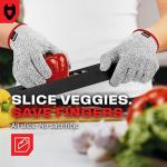 NoCry Level 5 Cut Resistant Gloves - Food Safe