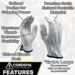 Premium Goatskin Driver Gloves, X-Large, 12-Pack