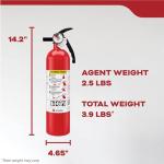 Kidde FA110 Multi-Purpose Fire Extinguisher - Red