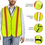 28" Traffic Cones Set with Reflective Collars