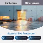 Bullhead Safety Goggles with UV Protection and Anti-Fog