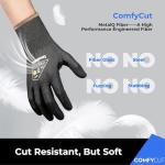 Cut Resistant Grip Gloves for Fishing & Gardening