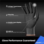 Cut Resistant Grip Gloves for Fishing & Gardening