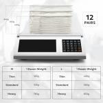 12 Pairs Cotton String Safety Work Gloves