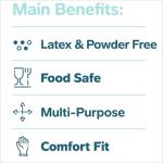 100 Count Disposable Poly Gloves – Latex Free