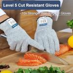 Level 5 Cut Resistant Gloves for Kitchen Safety