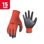Grease Monkey Nitrile Coated Gloves, 15 Pairs