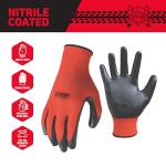 Grease Monkey Nitrile Coated Gloves, 15 Pairs