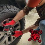 Grease Monkey Nitrile Coated Gloves, 15 Pairs