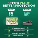 600pcs BPA-Free Food Handling Disposable Gloves