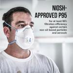 3M P95 Respirator 8577, Odor-Reducing, 2 Pack