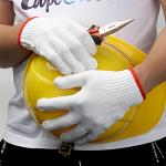 12 Pairs Lightweight Cotton Work Safety Gloves