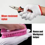 12 Pairs Lightweight Cotton Work Safety Gloves