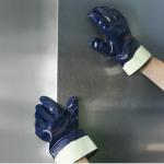 Heavyweight Nitrile Coated Gloves with Safety Cuff