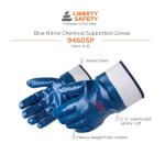 Heavyweight Nitrile Coated Gloves with Safety Cuff