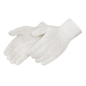 Cotton/Polyester Knit Gloves with Elastic Wrist (12-Pack)