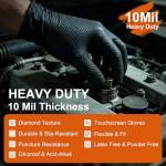 10mil Heavy Duty Nitrile Disposable Gloves, XL