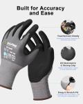 DULFINE MicroFoam Nitrile Safety Work Gloves 12 Pairs