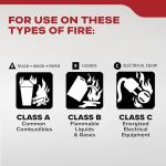 Kidde Home Fire Extinguisher 2 Pack - 1-A:10-B:C