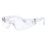 BISON LIFE Clear Polycarbonate Safety Glasses, 12 Pack