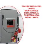 Master Lock Lockout Tagout Hasp with Vinyl Handle