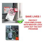 Master Lock Lockout Tagout Hasp with Vinyl Handle