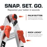 Little Giant Velocity Multi-Position Ladder, 26 ft