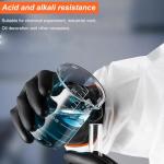 JustSeen Chemical Resistant Rubber Work Gloves, XL