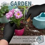 Black Nitrile Disposable Gloves, 5mil, 100 pcs