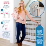 Cardinal Gates Adjustable Stairway Baby Dog Gate