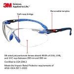 3M Solus 1000 Safety Glasses, Anti-Fog Lens