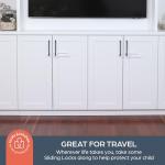 Child Safety Drawer Locks - U-Shaped for Handles