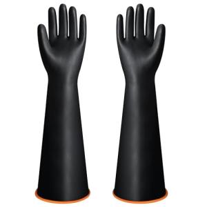22" Heavy Duty Latex Chemical Resistant Gloves