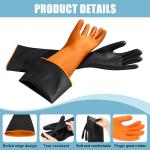 22" Heavy Duty Latex Chemical Resistant Gloves