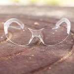 BISON LIFE Clear Polycarbonate Safety Glasses, 12 Pack