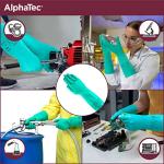 Alphatec Nitrile Chemical-Resistant Gloves - 12 Pairs
