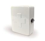 Kikkerland Portable Steel First Aid Kit Case