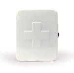 Kikkerland Portable Steel First Aid Kit Case