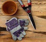 Greendale Leather & Cotton Work Gloves - 3, 6, 12 Pack