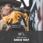 Men's Cowhide Leather Work Gloves with Patch