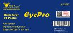 EyePRO Ballistic Resistant Safety Glasses - Smoke Lens