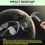 TICONN 12 Pack Clear Safety Glasses - ANSI Z87.1