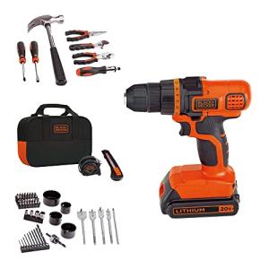 BLACK+DECKER 20V MAX Cordless Drill & Tool Kit