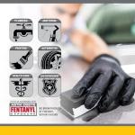 Raven 66519 X-Large Powder-Free Nitrile Gloves