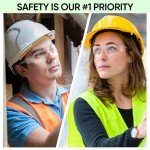 TICONN 12 Pack Clear Safety Glasses - ANSI Z87.1