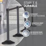 US Weight U2000 Sentry Stanchion with Retractable Belt