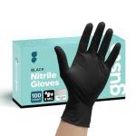 Black Nitrile Disposable Gloves - 100 Count, Medium